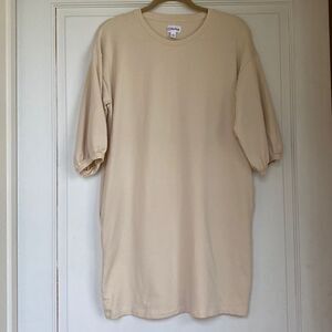 Balloon Sleeve East Going T Shirt Dress With Pockets